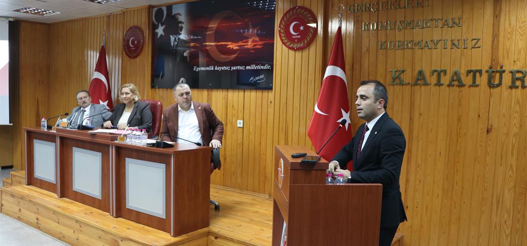 İl Genel Meclisi Toplantısında Edirne Tarımına Yönelik Çalışmalarımızı Paylaştık