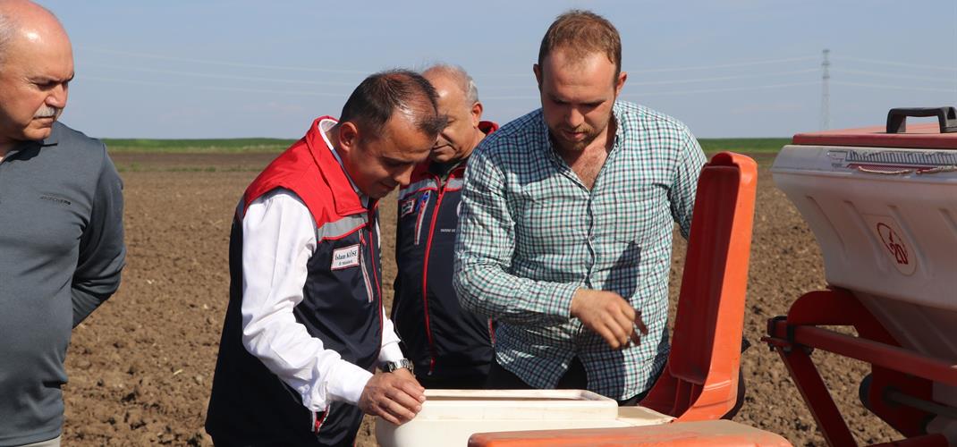 İl Müdürümüz İslam Köse Mısır Ekilişlerini Yerinde İnceledi