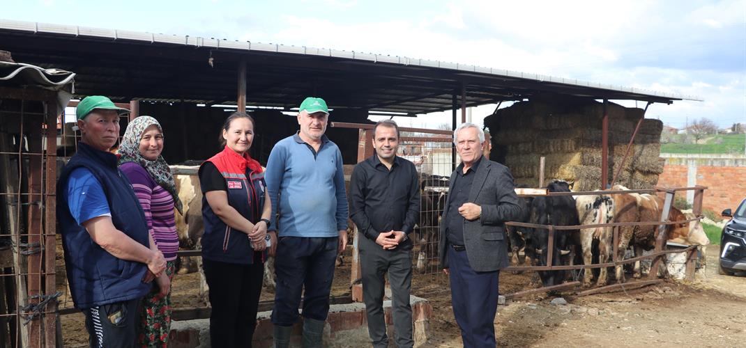 Esetçe Beldesindeki Hayvancılık İşletmesine Ziyaret