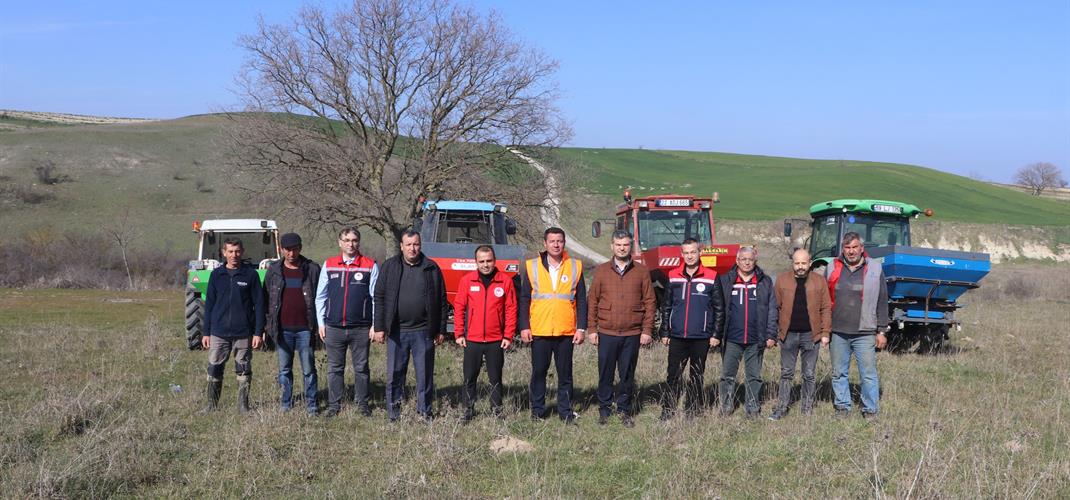 Uzunköprü Kırcasalih Beldesinde Mera Islah Çalışması Gerçekleştirildi